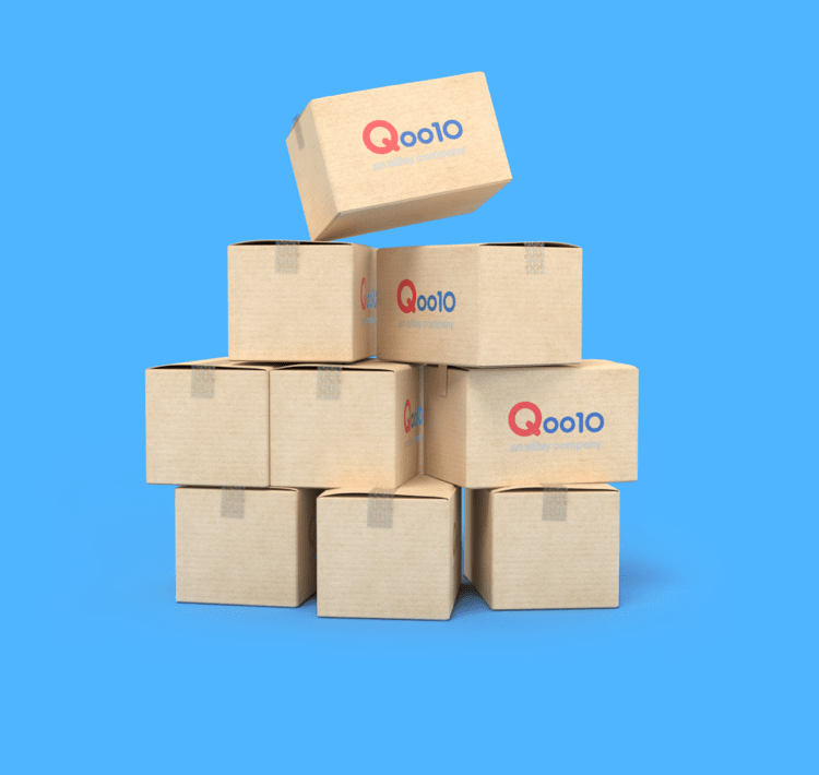 qoo10 shopping boxes